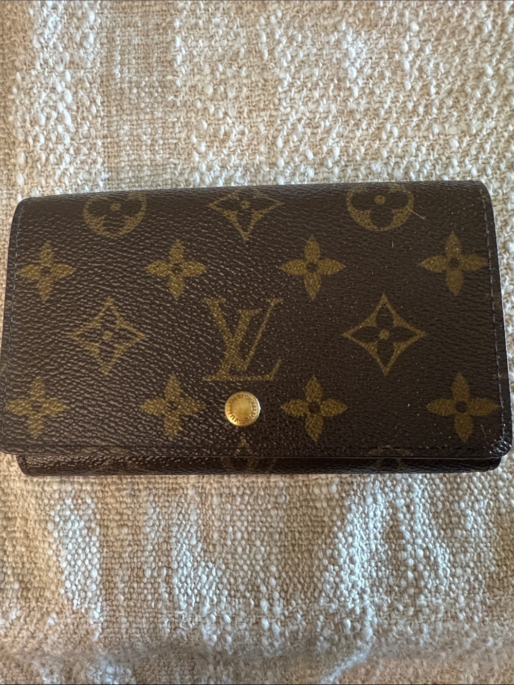Louis Vuitton Monogram Porte Minnie Billets stressor Bifold wallet
